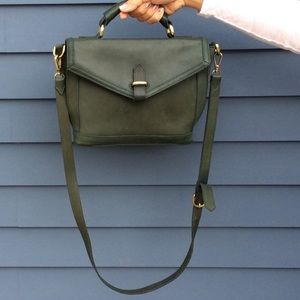 Madewell Sloane Mini Satchel crossbody-dark green